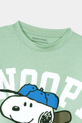Green Snoopy Tee